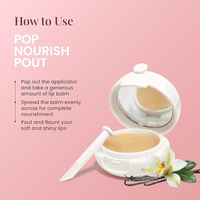 La Pink VANILLA LIP BALM WITH SHEA & KOKUM BUTTER | NOURISHED & SOFT LIPS | 100% MICROPLASTIC FREE FORMULATION | 15 GMS - Image 4